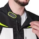 Kurtka motocyklowa W-TEC Warao ∙ wodoodporna ∙ oddychająca ∙ ochraniacze ce ∙ kieszenie wielofunkcyjne ∙ odblaski - Czarny-fluo