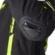 Męska kurtka motocyklowa W-TEC Tonkawo ∙ wypinana podpinka ∙ ochraniacze CE ∙ slidery karbonowe ∙ garb aerodynamiczny ∙ wodoodporna - Czarny-fluo