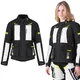 Damska kurtka motocyklowa W-TEC Warao Lady ∙ ochraniacze ce ∙ wentylacja airvent ∙ wypinana podpinka ∙ elementy odblaskowe - Czarny-fluo