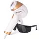 Depilator laserowy IPL inSPORTline Aphira ∙ 5 poziomów intensywności ∙ 990 000 błysków ∙ 3 nasadki ∙ okulary + tryb automatyczny