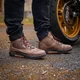 Męskie skórzane buty motocyklowe W-TEC Colton - Brązowy
