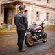 Skórzana kurtka motocyklowa W-TEC Mungelli EVO ∙ wyjmowane ochraniacze CE poziomu 2 ∙ odpinana ocieplana wkładka ∙ styl vintage - vintage czarno-brązowy
