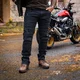Męskie skórzane buty motocyklowe W-TEC Colton - Brązowy