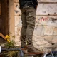 Spodnie motocyklowe W-TEC Nuksan ∙ wzmocnienie aramidowe ∙ klasa AA ∙ wyjmowane ochraniacze CE ∙ kieszenie cargo - Czarny