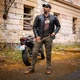Męskie skórzane buty motocyklowe W-TEC Fred - Brąz śródziemnomorski