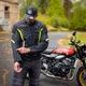Letnia męska kurtka motocyklowa W-TEC Mirelio ∙ wentylacja AirVent ∙ ochraniacze CE ∙ membrana wodoodporna - Czarny-fluo