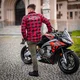 Koszula motocyklowa W-TEC Black Heart Reginald z aramidem - Czerwono-czarny