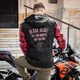 Kurtka motocyklowa W-TEC Black Heart Radikaal - Czerwono-czarny