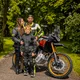 Dziecięca kurtka motocyklowa W-TEC Pinapoco ∙ wyjmowane ochraniacze ∙ regulacja rozmiaru ∙ wiatro-wodoodporna ∙ wentylacja - Czarny-fluo