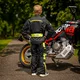 Dziecięca kurtka motocyklowa W-TEC Pinapoco ∙ wyjmowane ochraniacze ∙ regulacja rozmiaru ∙ wiatro-wodoodporna ∙ wentylacja - Czarny-fluo