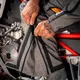 Spodnie motocyklowe turystyczne W-TEC Smackton - czarno-szaro-pomarańczowy