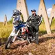 Spodnie motocyklowe turystyczne W-TEC Smackton - czarno-szaro-pomarańczowy