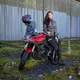 Damskie spodnie motocyklowe W-TEC Siema - Czarny
