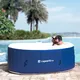 Basen pompowany / jacuzzi inSPORTline Voytano z hydromasażerm ∙ dla 2 osób ∙ 100 dysz hydromasażu ∙ podgrzewanie do 40°C ∙ filtr 1400 l/h - Niebieski