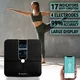 Waga diagnostyczna łazienkowa inSPORTline Syncale 100 ∙ smart ∙ 17 parametrów ciała ∙ puls na wadze ∙ Bluetooth Fitdays ∙ nośność 180 kg - Czarny
