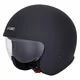 Kask motocyklowy otwarty W-TEC Valkorne Noir ∙ blenda przeciwsłoneczna ∙ wysokie bezpieczeństwo ECE ∙ wydajna wentylacja - Czarny matowy