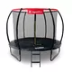 Trampolina z pełnym wyposażeniem inSPORTline Flea PRO 244 cm - OUTLET