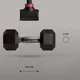 Uniwersalny adapter gryf łamany łączący hantle inSPORTline Bakuhold ∙ nośność 80 kg ∙ uchwyt 25 mm ∙ antypoślizgowy ∙ piankowe ochraniacze