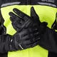 Rękawice motocyklowe W-TEC Kosor ∙ skórzane z protektorami tpu ∙ przewiewna mesh ∙ wzmocniona dłoń ∙ zapięcie na rzep - Czarny