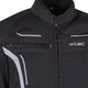 Letnia męska kurtka motocyklowa W-TEC Mirelio ∙ wentylacja AirVent ∙ ochraniacze CE ∙ membrana wodoodporna - szaro-niebiesko-czerwony