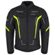 Letnia męska kurtka motocyklowa W-TEC Mirelio ∙ wentylacja AirVent ∙ ochraniacze CE ∙ membrana wodoodporna - Czarny-fluo