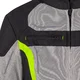 Letnia damska kurtka motocyklowa W-TEC Mirelia ∙ system AirVent ∙ protektory CE ∙ odpinana membrana ∙ elementy odblaskowe Visionight - czarno-szary-fluo