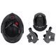 Kask motocyklowy szczękowy W-TEC Sabron P/J ∙ blenda przeciwsłoneczna ∙ system wentylacji ∙ wyjmowana wyściółka - Nardo Grey