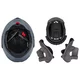 Kask motocyklowy szczękowy W-TEC Sabron P/J ∙ blenda przeciwsłoneczna ∙ system wentylacji ∙ wyjmowana wyściółka - Nardo Grey