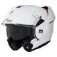 Kask motocyklowy szczękowy W-TEC Sabron P/J ∙ blenda przeciwsłoneczna ∙ system wentylacji ∙ wyjmowana wyściółka - Nardo Grey
