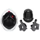 Kask motocyklowy szczękowy W-TEC Sabron P/J ∙ blenda przeciwsłoneczna ∙ system wentylacji ∙ wyjmowana wyściółka - Nardo Grey
