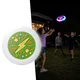 Świecący latający dysk inSPORTline LFD108 ∙ 2 tryby oświetlenia LED ∙ miganie i światło ciągłe ∙ baterie w zestawie - Fioletowy - Zielony