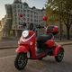 Trójkołowy skuter elektryczny inSPORTline Tarra ∙ dwumiejscowy ∙ 800 W ∙ zasięg do 45 km ∙ nośność 200 kg ∙ bieg wsteczny