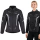 Letnia damska kurtka motocyklowa W-TEC Mirelia ∙ system AirVent ∙ protektory CE ∙ odpinana membrana ∙ elementy odblaskowe Visionight - czarno-szary-fluo - Czarno-szary