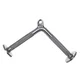 Gryf V do wyciągu górnego inSPORTline A441 ∙ adapter do koła pasowego ∙ stal ∙ uchwyty ryflowane ∙ ergonomiczny kształt ∙ 25 mm