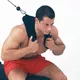 Uchwyt do ćwiczeń brzucha inSPORTline AB Crunch Harness ∙ szelki z piankowymi uchwytami ∙ metalowy pierścień ∙ do maszyn treningowych