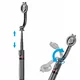 Teleskopowy statyw Apexel MagSafe ∙ selfie stick z pilotem ∙ długość max 104 cm ∙ mocowanie cold shoe ∙ lekki 180 g ∙ aluminiowy