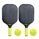 Zestaw do pickleball inSPORTline PBS150 ∙ rakietki 20x40 cm ∙ perforowane piłki ∙ dla 2 osób ∙ motoryka i koordynacja ∙ podróżny