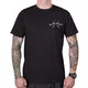 Koszulka ma motocykl T-shirt BLACK HEART Ava - Czarny