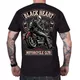 Koszulka motocyklowa T-shirt BLACK HEART Coffin - Czarny - Czarny