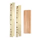 Drabinka gimnastyczna inSPORTline Dualmar 250x90 cm ∙ 13 szczebli ∙ lakierowane drewno bukowe ∙ nośność 130 kg