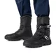 Buty motocyklowe W-TEC Lougamax CE ∙ skóra naturalna ∙ certyfikat CE ∙ wodoodporne ∙ ochraniacze kostek - Czarny