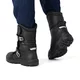 Buty motocyklowe W-TEC Lougamax CE ∙ skóra naturalna ∙ certyfikat CE ∙ wodoodporne ∙ ochraniacze kostek - Czarny