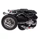 Elektryczny wózek inwalidzki inSPORTline Hawkie Evo II ∙ 700 W ∙ regulowane oparcie ∙ 130 kg - Srebrny