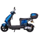 Skuter elektryczny W-TEC Raike II 10" ∙ hamulce tarczowe hydrauliczne ∙ zasięg 65 km ∙ nośność 115 kg ∙ zamykany bagażnik - Niebieski-czarny