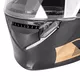 Kask motocyklowy szczękowy z blendą W-TEC Venero - Błyszczący biały