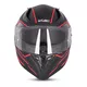 Kask integralny motocyklowy zamknięty z blendą W-TEC Vesco - Czarny mat-refleks