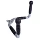 Uchwyt adapter gryf zaczepowy inSPORTline A423 42 cm  ∙ baranek ∙ 2 warianty chwytu ∙ obrotowy środek ∙ stalowa konstrukcja ∙ antypoślizgowe uchwyty