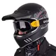 Kask motocyklowy W-TEC Black Heart Retron i gogle Dalhart - Gniewny Czarny - Gniewny Czarny