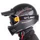 Kask motocyklowy W-TEC Black Heart Retron i gogle Dalhart - Gniewny Czarny