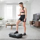 Dwupoziomowa platforma wibracyjna inSPORTline Duonique ∙ 3 wibracje ∙ 30 prędkości ∙ 6 programów ∙ pilot zdalnego sterowania ∙ nośność 100 kg ∙ ekspandery